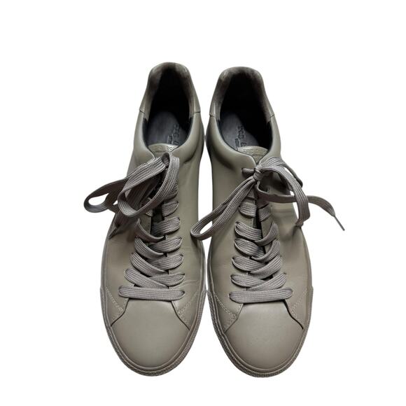 Rag & Bone Sneakers Men 44 EU 11 US RB1 Low Grey Moss Leather Casual Neutral - Picture 2 of 8